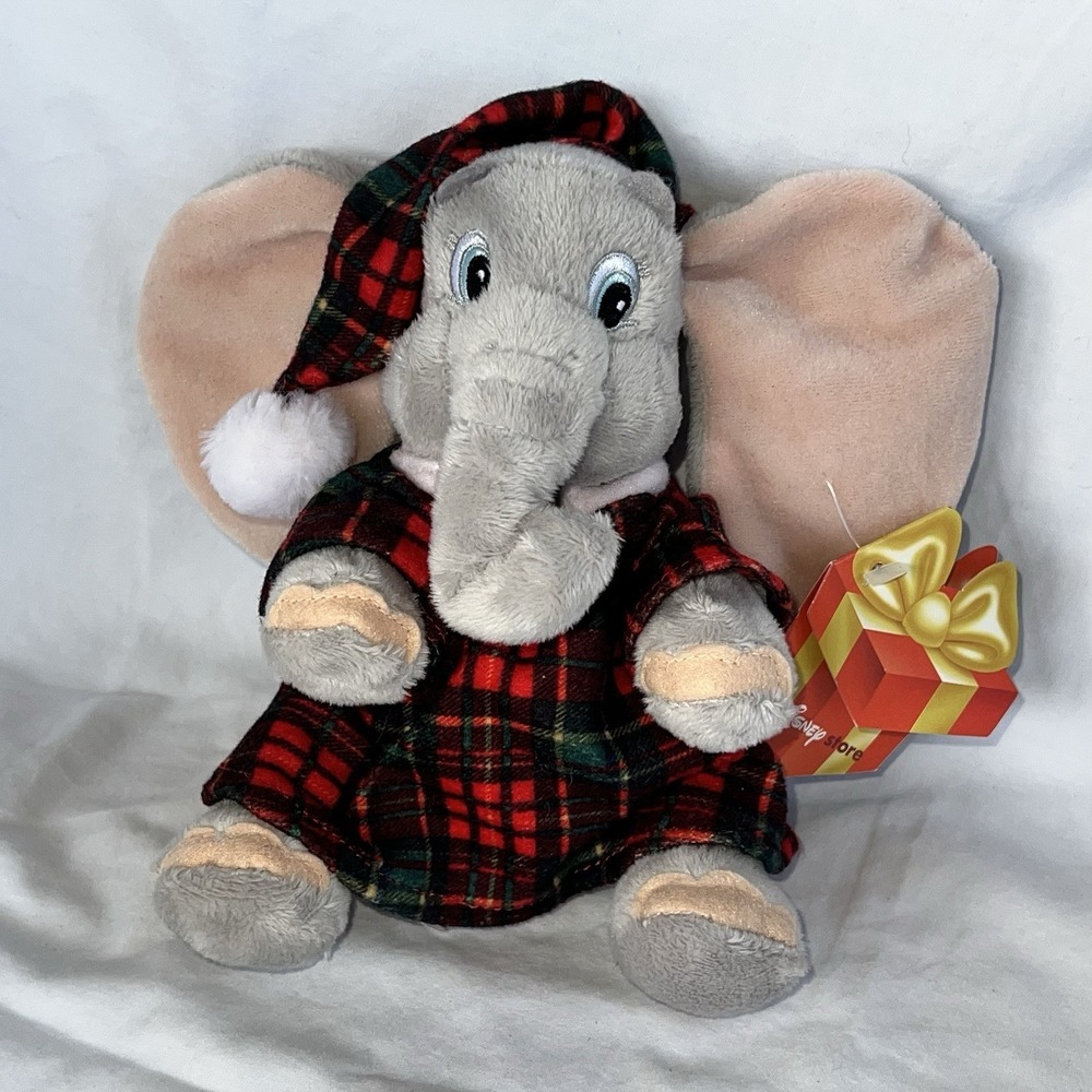 NWT Christmas Morning Dumbo Holiday Plush Pajamas Disney Store